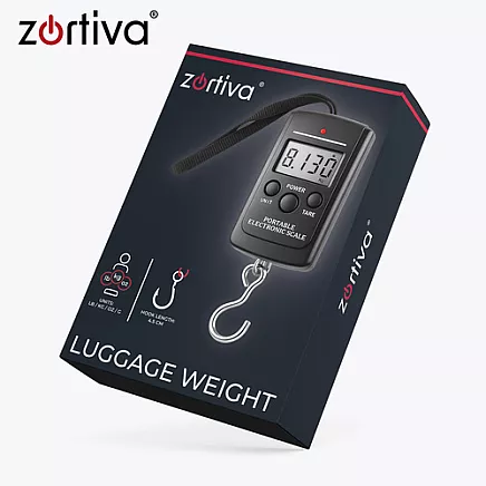 Waga bagażowa LED - 40kg Zortiva