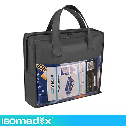 Isomedix Blue Weighted Blanket, 100x150, 3 kg