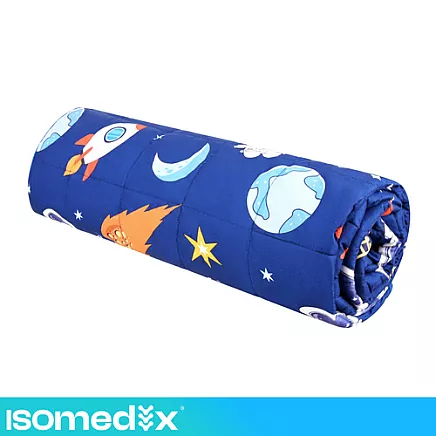 Isomedix Blue Weighted Blanket, 100x150, 3 kg