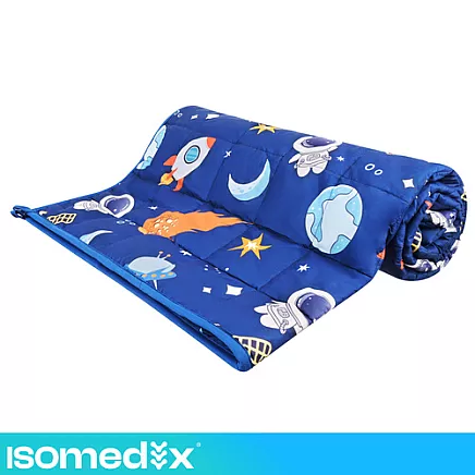 Isomedix Blue Weighted Blanket, 100x150, 3 kg