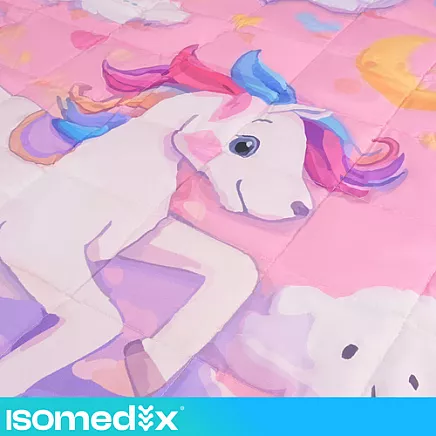 Isomedix Pink Weighted Blanket 100x150 3kg