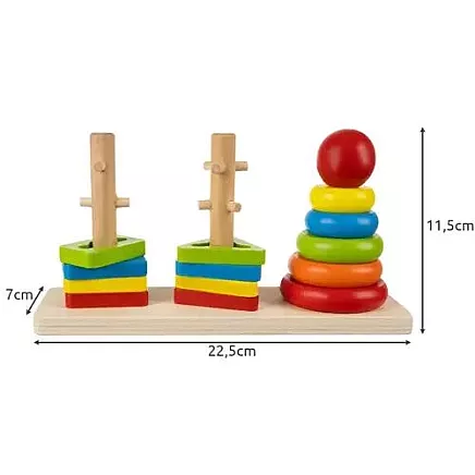 Wooden puzzle sorter Kruzzel 19870