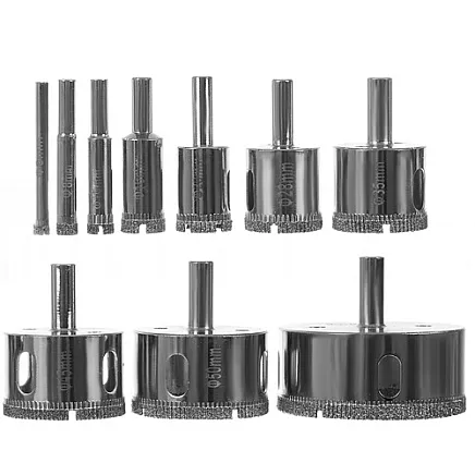 Diamond hole saws - set of 10 Bigstren 21641