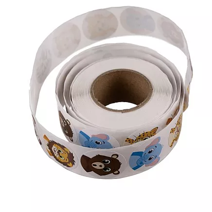 Motivational stickers - roll of 500pcs Kruzzel 22947