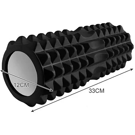 Yoga roller - massage roller (black) 23570