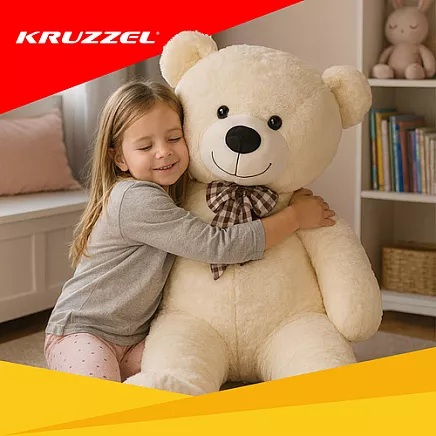 Teddy bear 140cm Kruzzel 26091