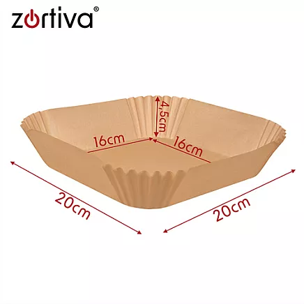 Wkład papierowy do frytkownicy 20cm 300szt Zortiva