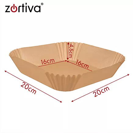 Wkład papierowy do frytkownicy 20cm 400szt Zortiva