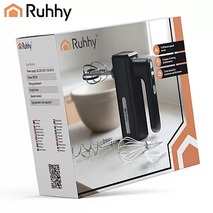 Mikser ręczny 800W Ruhhy