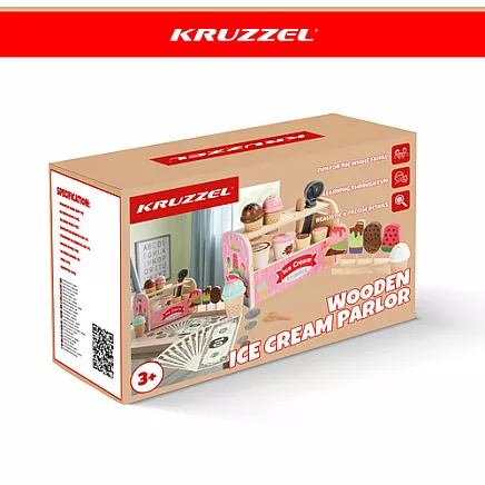 Lodziarnia drewniana - sklepik Kruzzel