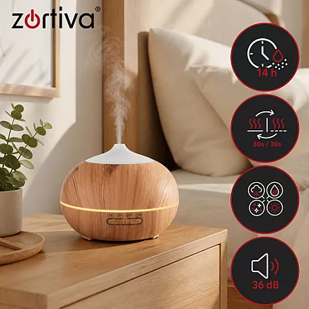 Dyfuzor zapachowy - nawilżacz 400ml Zortiva