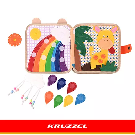 Tablica manipulacyjna - żyrafa Kruzzel