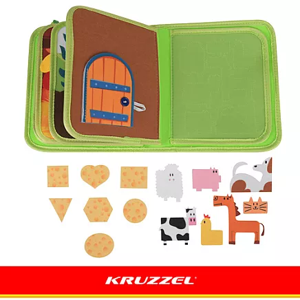 Książeczka manipulacyjna - farma Kruzzel