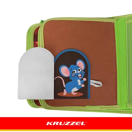 Książeczka manipulacyjna - farma Kruzzel