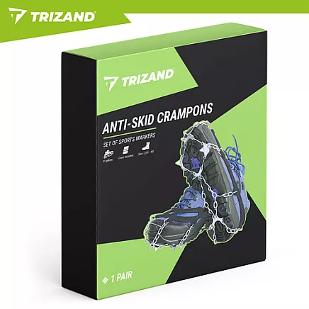 Shoe grips/anti-slip spikes 41-44 Trizand