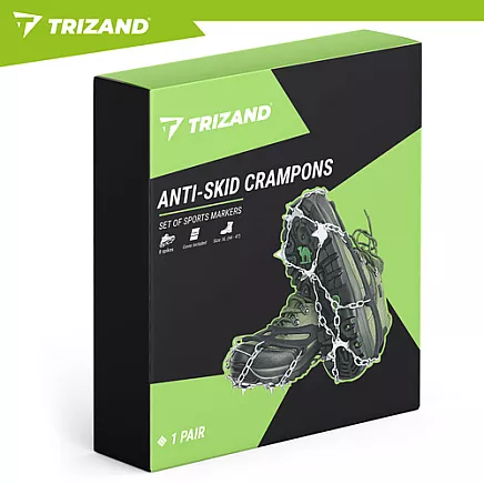Shoe grips/anti-slip spikes 44-47 Trizand