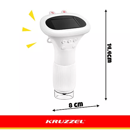 Kruzzel 1000x White Educational Microscope
