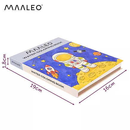 Water coloring page - astronaut Maaelo