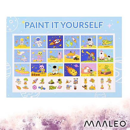 Water coloring page - astronaut Maaelo