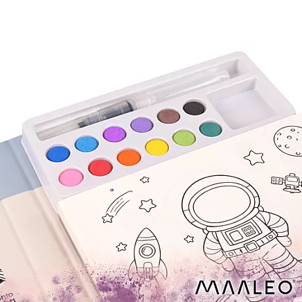 Water coloring page - astronaut Maaelo