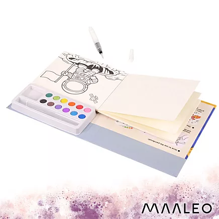 Water coloring page - astronaut Maaelo