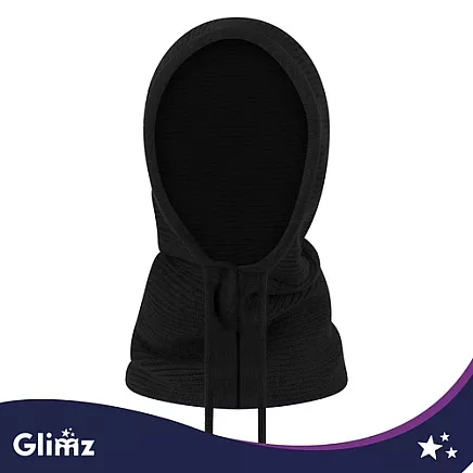 Czapka/kaptur zimowy- czarny Glimz