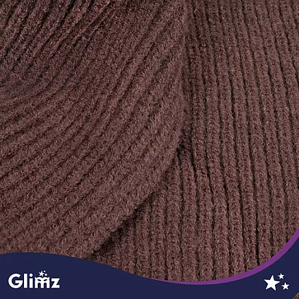 Winter hat/hood - brown Glimz
