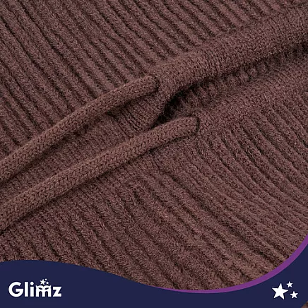 Winter hat/hood - brown Glimz