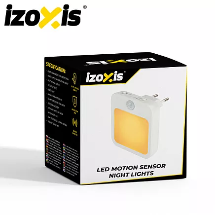 Lampka nocna LED z czujnikiem ruchu - 2szt. Izoxis