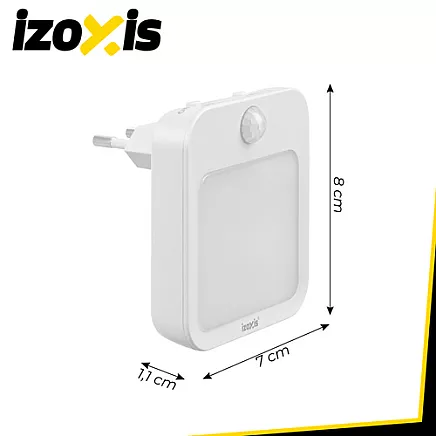 Lampka nocna LED z czujnikiem ruchu - 2szt. Izoxis