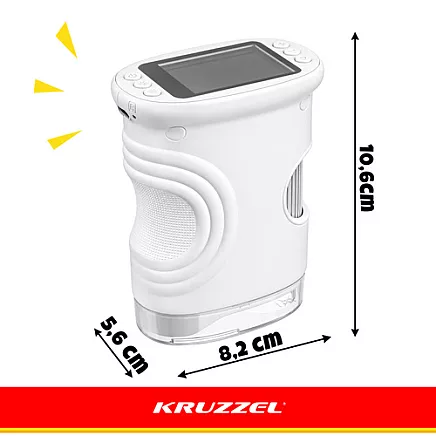 Kruzzel white pocket educational microscope