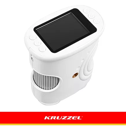 Kruzzel white pocket educational microscope