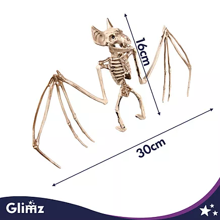 Bat skeleton - decoration 30cm Glimz