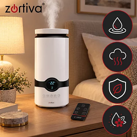 Nawilżacz powietrza z aromaterapią Zortiva