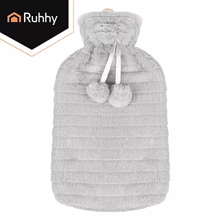 Rubber hot water bottle in a cover 2000ml Ruhhy