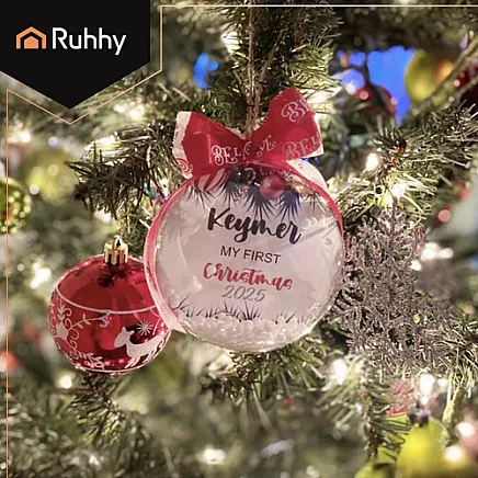 Transparent baubles - set of 12 Ruhhy