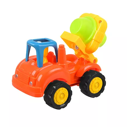 Traktor/ koparka/ wywrotka z napędem- zestaw 4szt.