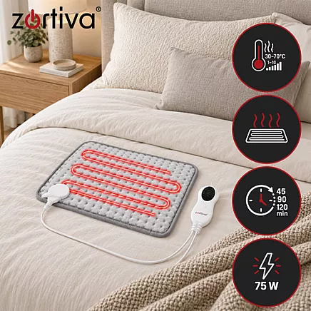 Heated mat - pillow 40x30cm Zortiva