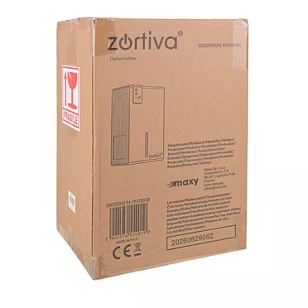 Zortiva air dehumidifier