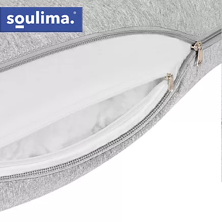 Soulima C-shaped pregnancy pillow