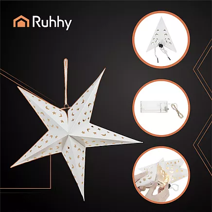 3D LED Star - 60cm Ruhhy