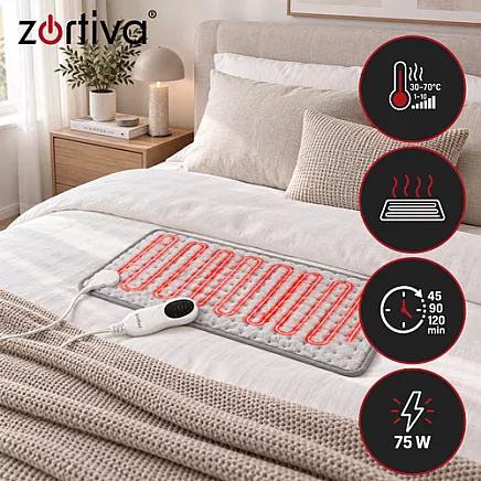 Heated mat - pillow 60x30cm Zortiva