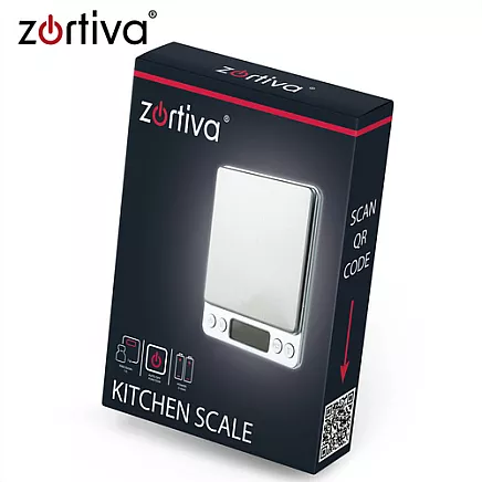 Kitchen scale 500x0.01g Zortiva