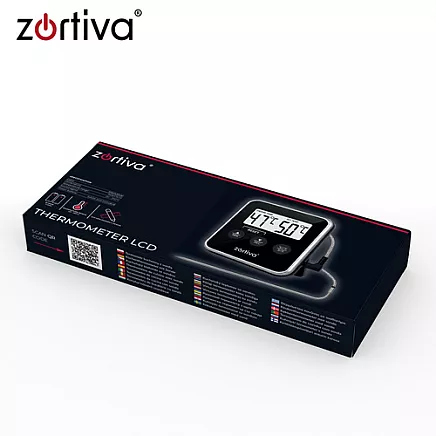 Kitchen thermometer with Zortiva probe