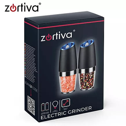 Electric gravity grinder - 2 pcs. Zortiva