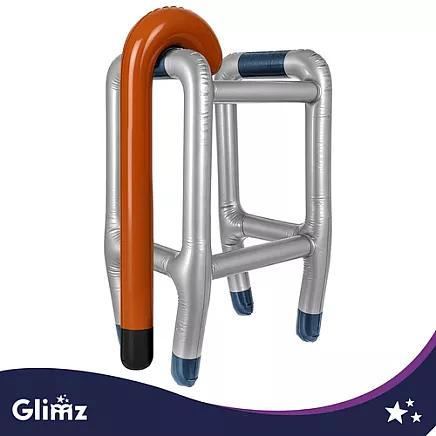Glimz Inflatable Walker with Cane