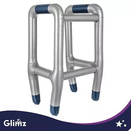 Glimz Inflatable Walker with Cane