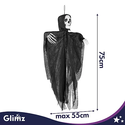 Black hanging skeleton - Glimz decoration