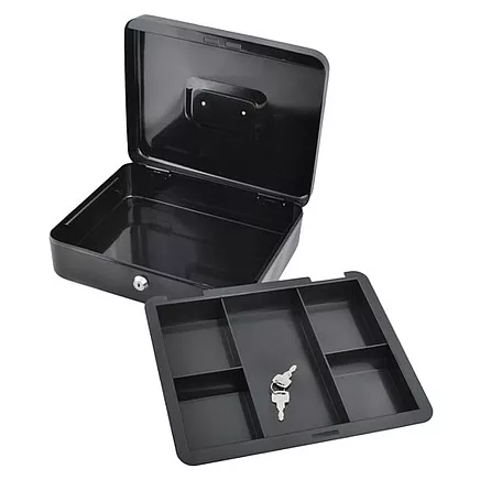 Large black cash box