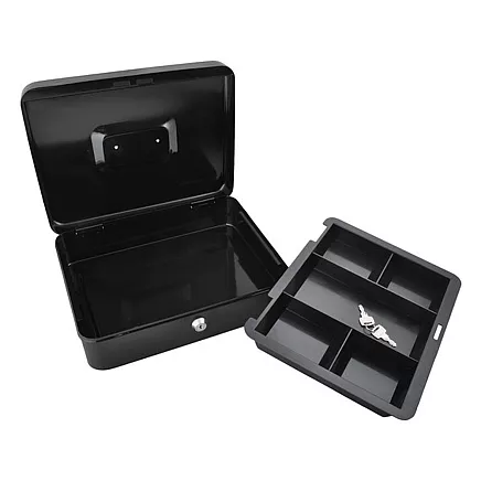 Large black cash box